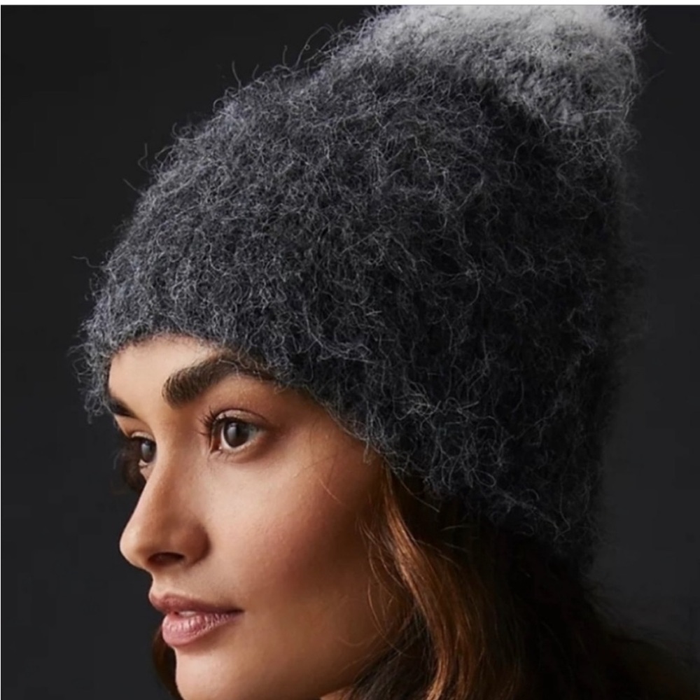2 Anthropologie Knit Ombré Beanies NWT!